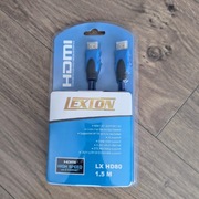 Kabel HDMI niebieski lexton