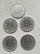 Zestaw monet 1 zł, PRL, Polska, 1978, 1987 i inne