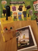 Figurka GOLD ALEX  BRELOK Minecraft Kinder Joy VC317