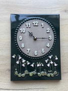 JIE Gantofta – ceramiczny zegar ścienny, Szwecja, styl skandynawski vintage