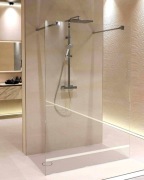 brodziki do łazienek na wymiar z materiału Corian Krion