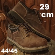 Solidne szyte 44/45 DOCKERS BY GERLI trapery trzewiki cat brązowe buty