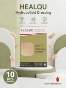 Opatrunek Hydrokoloidowy HEALQU Extra Thin 5x5cm 10 sztuk na rany, odleżyny