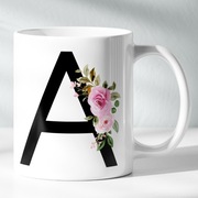 Personalizowany kubek z inicjałem i imieniem | Elegancki prezent