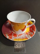 Rosenthal filiżanka do cappuccino Warhol Flowers. Nowa 