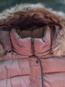 KURTKA zimowa damska 52 beżowa cappuccino