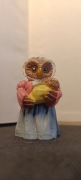 Figurka Sowa mama z pisklęciem. figurka kolekcjnerska z 1991r.
