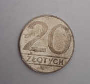 20 zł złotych nominał 1990 mennicze mennicza