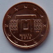 MALTA 2014 2 CENTY UNC !!!!!!!!!!