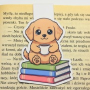 Zakładka magnetyczna z psem