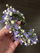 Wianuszek lawendowy, wianek na głowę do sesji zdjęciowej, wianek komunijny