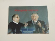 Pocztówka 3d Tusk, Komorowski, Kaczyński, Rydzyk 