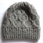 CZAPKA ZIMOWA SZARA ZE WZOREM JAKOŚĆ PROMOCJA