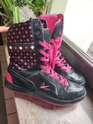 Buty wysokie glany trapery wiązane ocieplane workery trekkingowe