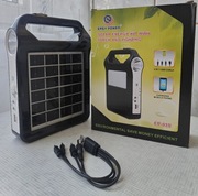 Latarka lampa mocna akumulator powerbank solarna
