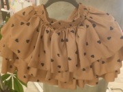 Spódniczka mini w serce