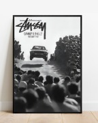 Plakat A4 21x30 Stüssy Y2K do pokoju