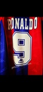 Koszulka meczowa Ronaldo R9 FC Barcelona LaLiga 1996/1997 z autografem