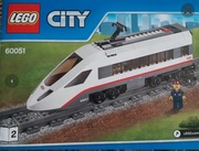  LEGO 60051pociąg pasażerski+4 tory 
