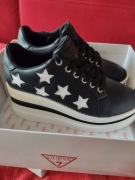 Nowe półbuty Guess koturn skóra r. 38 - 39