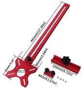 alu Prowadnica Uchwyt dystans frezarki adapter okręgów otworów rowków