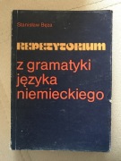 Stanisław Bęza Repetytorium z gramatyki języka niemieckiego 1981