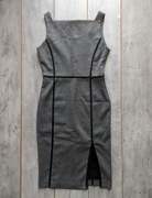 Szara sukienka damska na jesień/zimę