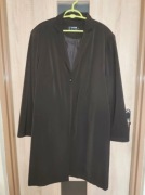 93 Brązowy lekki wiosenny płaszczyk żakietowy na podszewce rozmiar 56