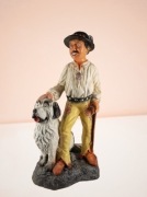 Figura Dekoracyjna - Pasterz z Psem (Cottagecore)