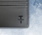 Etui na karty z eko skóry + personalizowany grawer
