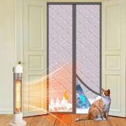 Termiczna zasłona na drzwi, magnetyczna, ochrona przed zimnem 90x200cm
