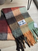 Szal ACNE Studios nowy piękna kolorowa jesienna krata okazja!!