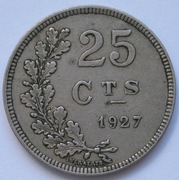 Luksemburg 25 centimes 1927
