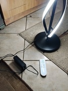 Lampa stojąca Modello 48w czarna z pilotem