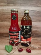 Zestaw ocet dereniowo-jabłkowy+sok z derenia Karpackie Pole 2 x 500 ml 