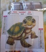Żółw Diamond Painting wyklejanka diamentowa