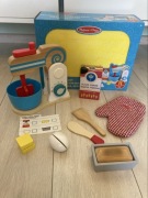 Melissa and & Doug Drewniany Zestaw Mikserów do robienia ciasta mikser cook