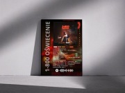 Plakat taco Hemingway 1-800 oświecenie bez ramki a3