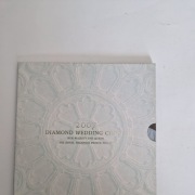 Moneta Wielka Brytania 2007 5 funty Queen Elizabeth 2 Diamond Wedding Crown