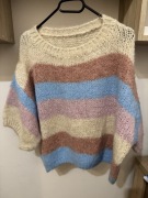 Sweter w paski 38 M 40 L