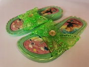 Klapki dziewczęce rozm. 32 ZIELONE - 18 cm
