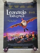 Plakat kinowy z filmu bajki Leonardo odkrywca Leonardo Da Vinci