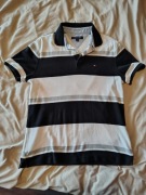 Koszulka polo Tommy Hilfiger rozmiar M bawełna pasy