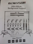 Uchwyt na tło, ekran ze statywem
