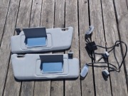 Słoneczniki, daszki podświetlane CLK w208 avantgarde, E w210, + wiazka