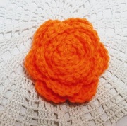 Kwiatek RÓŻA pomarańczowy