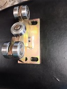 50x50X3 WÓZKI BRAMOWE ROLKI BRAMY WAHLIWE