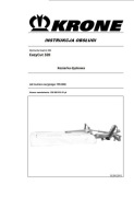 Instrukcja obsługi kosiarka KRONE easy cut 320 PL
