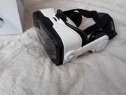 Gogle VR do smartfona z wbudowanymi słuchawkami, regulowane, nowe