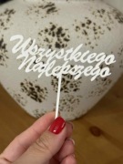 Topper Na Tort Wszystkiego Najlepszego okazja urodziny rocznica